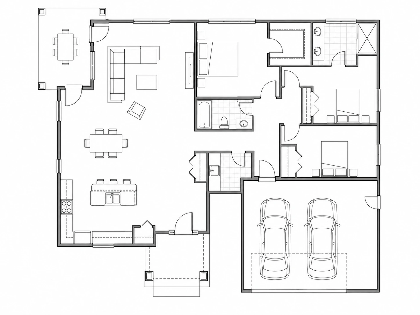 AI floor plan editor showing a selected room updated with local editing