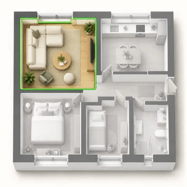 Single Room View