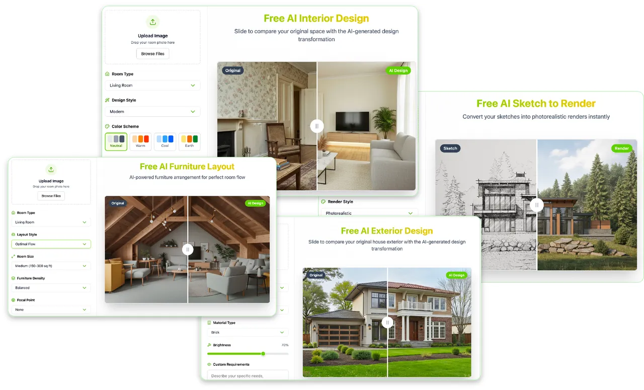 All-in-One AI Home Design Platform